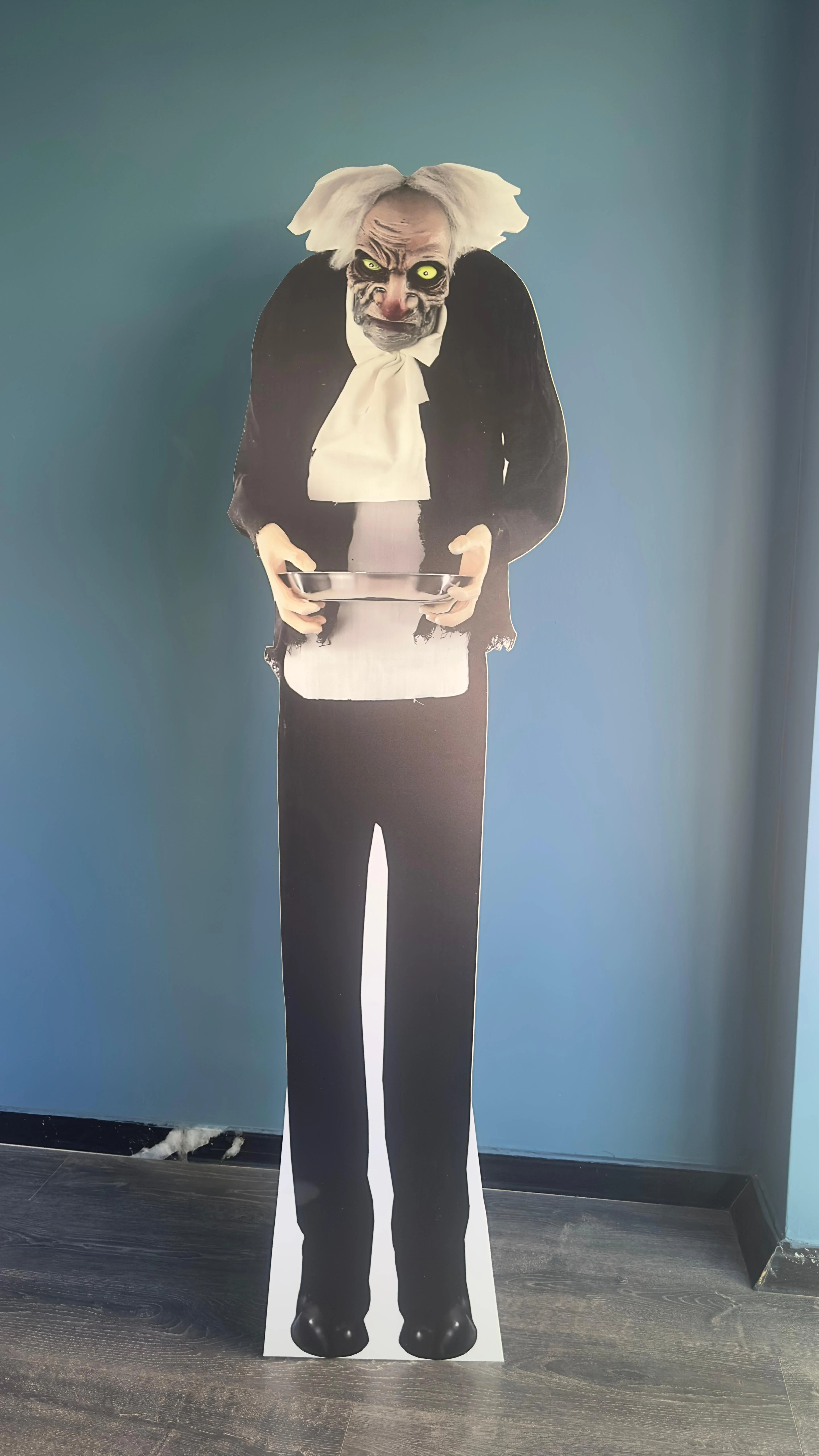 Halloween Scary Butler Cardboard Cutout Models Halloween Custom Plastic Life Size Standee Model
